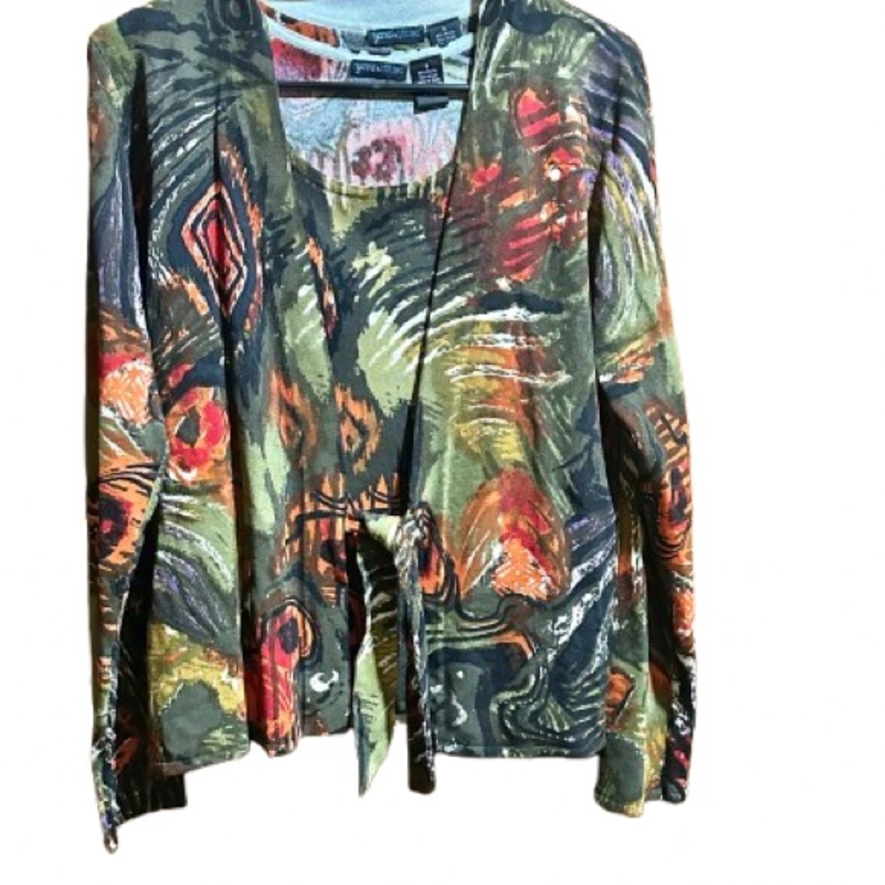 Abstract Print Women's Blouse